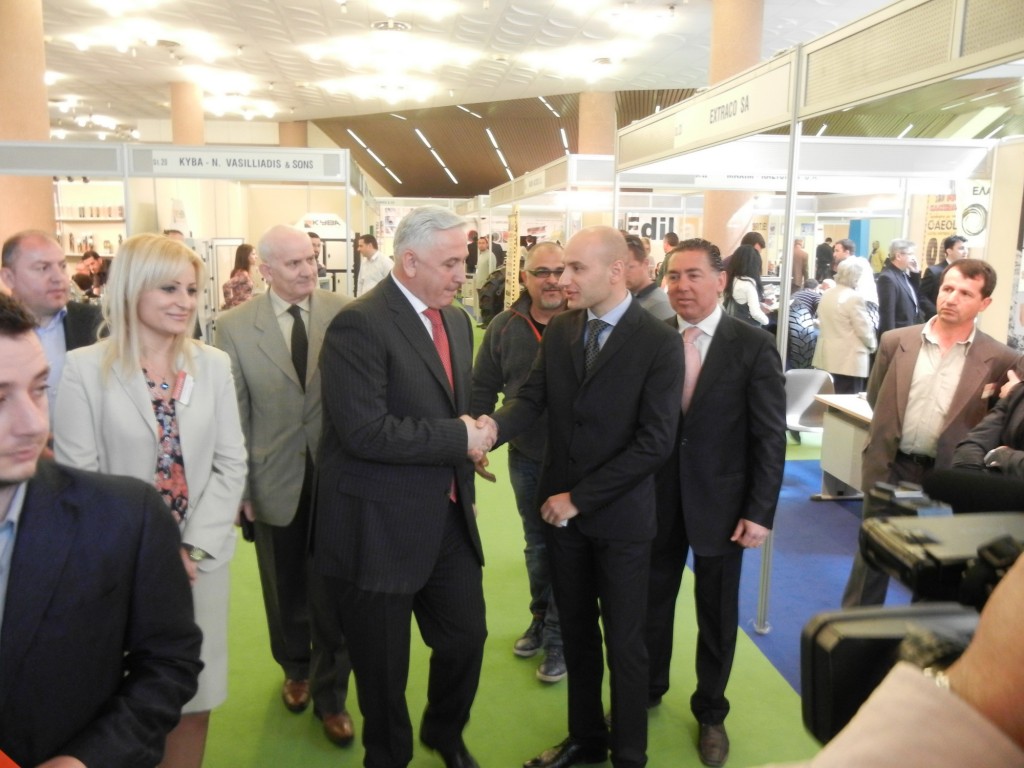 AEA Chairman Erlet Shaqe and Minister of Economy Trade and Energy Nasip Naco Erlet Shaqe and Minister of Economy Trade and Energy Nasip Naco