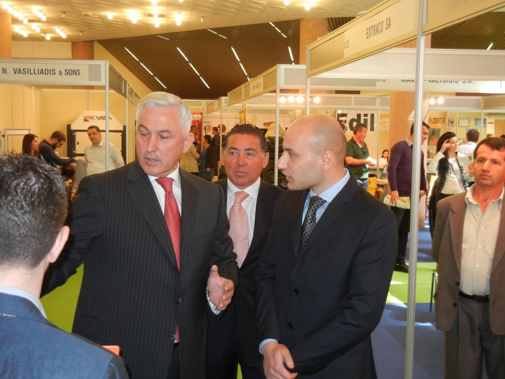 AEA Chairman Erlet Shaqe and Minister of Economy Trade and Energy Nasip Naco Erlet Shaqe and Minister of Economy Trade and Energy Nasip Naco